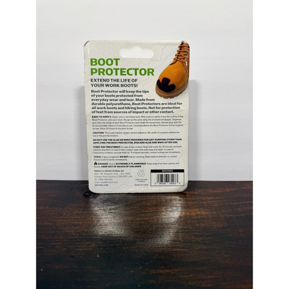 Yaktrax Boot Protector Extend Life Work Boots Brown One Pair - Picture 4 of 4